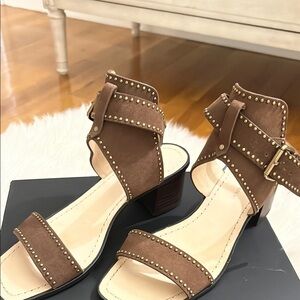 Brown Studded Women's Sandals Banana republic